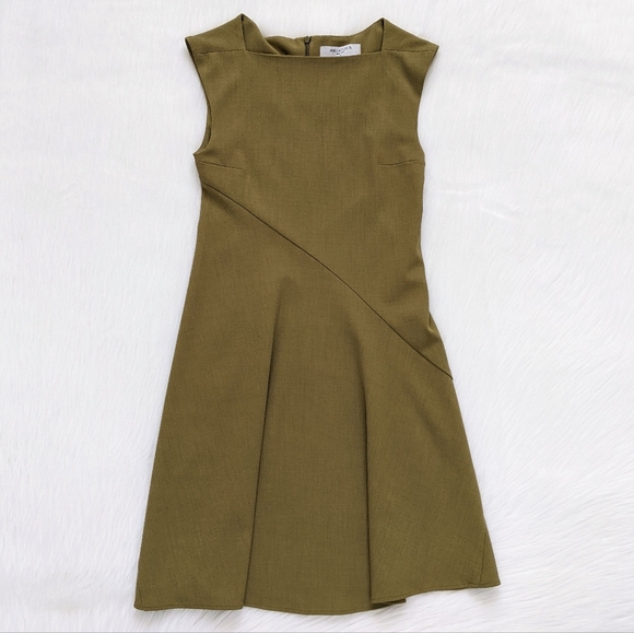 MM Lafleur The Pauline Dress In True Olive | Size 0P/XS - Picture 6 of 15
